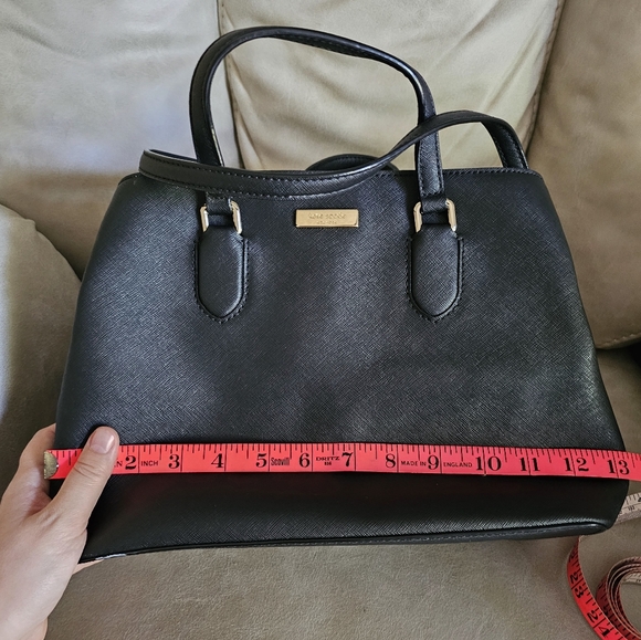 Kate Spade black saffiano leather crossbody shoulder bag - Picture 11 of 13